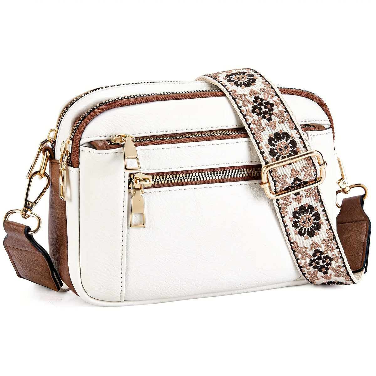 Dames Crossbody Tas Bohemian Stijl Vegan Leer 3