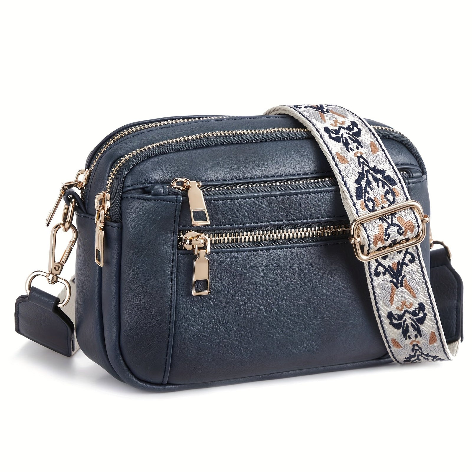 Dames Crossbody Tas Bohemian Stijl Vegan Leer 4