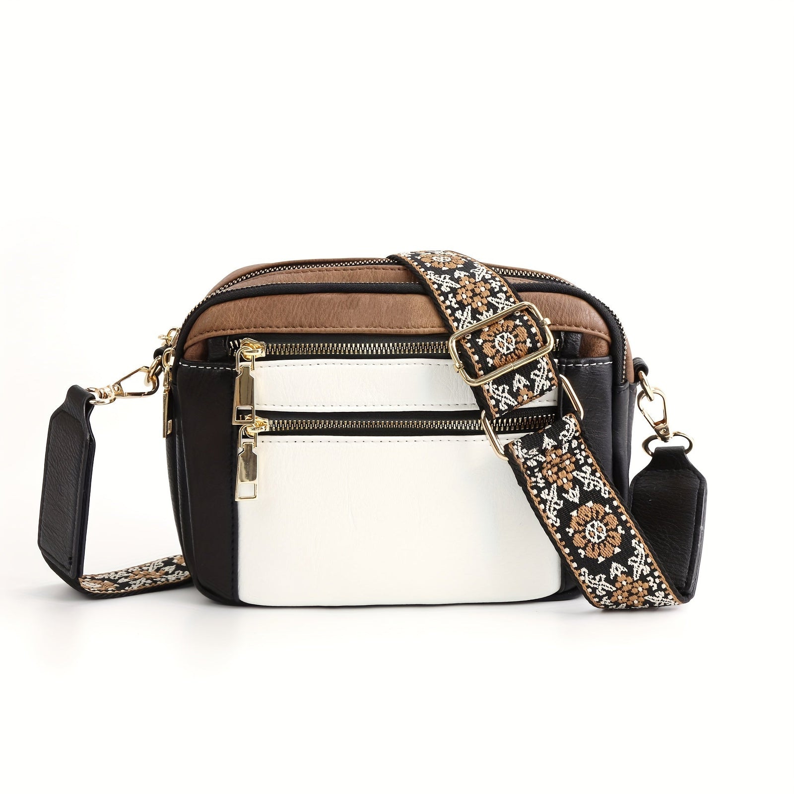 Dames Crossbody Tas Bohemian Stijl Vegan Leer 6