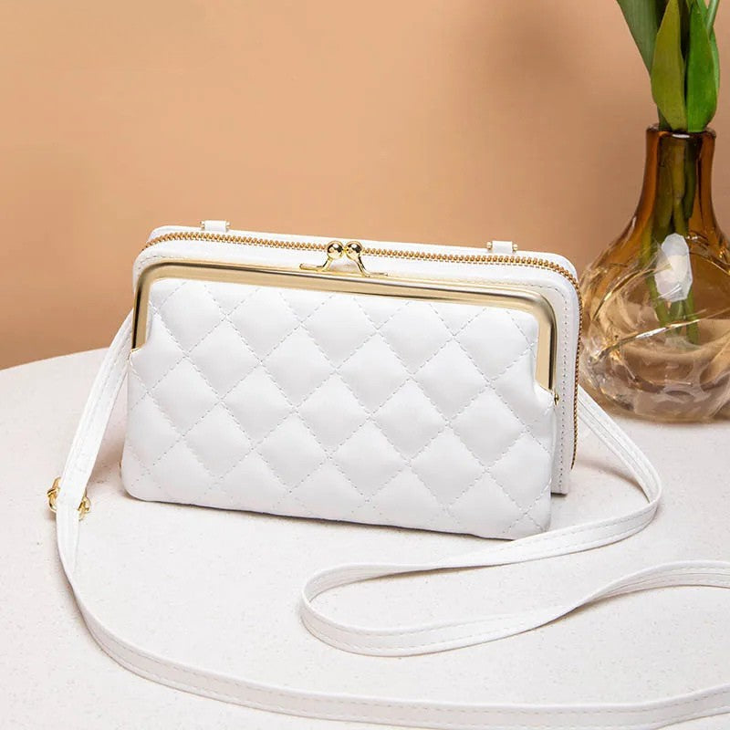 Dames Crossbody Tas Casual Vegan Leer Met Praktische Functionaliteit 1