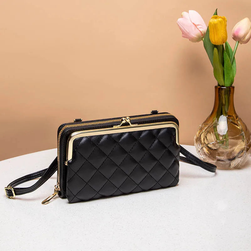 Dames Crossbody Tas Casual Vegan Leer Met Praktische Functionaliteit 2