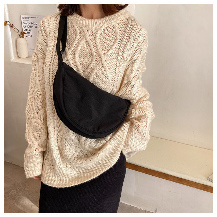 Dames Crossbody Tas Minimalistisch Duurzaam Polyester met Verstelbare Schouderriem 1
