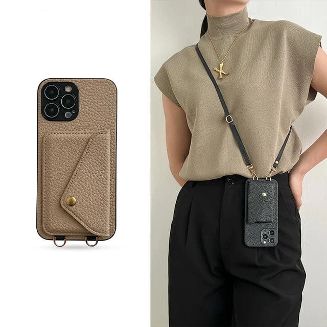 Dames Crossbody Telefoonhoesje met Verstelbare Koord 5