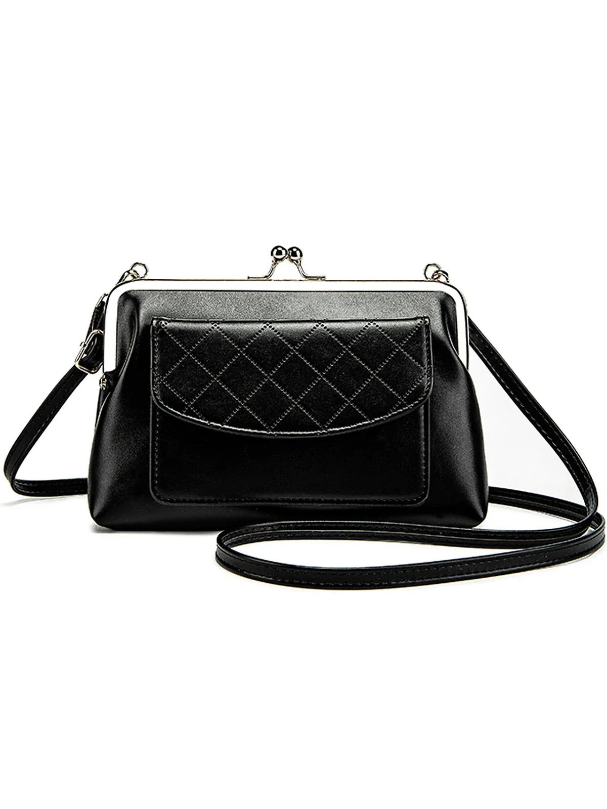 Dames Crossbodytas Compact Design met Lipvormige Sluiting 0