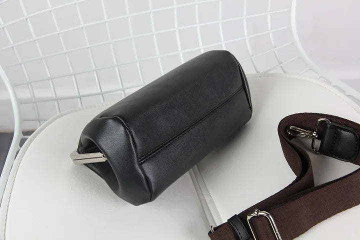 Dames Crossbodytas Elegant PU-leer Met Lip-Lock Sluiting 4