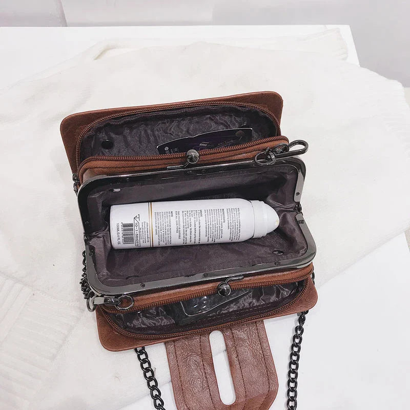 Dames Crossbodytas Vintage Gesp PU-leer 2