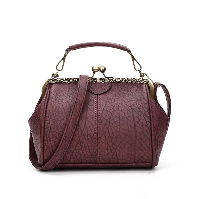 Dames Crossbodytas Vintage Stijl Kunstleer Minimalistisch 0