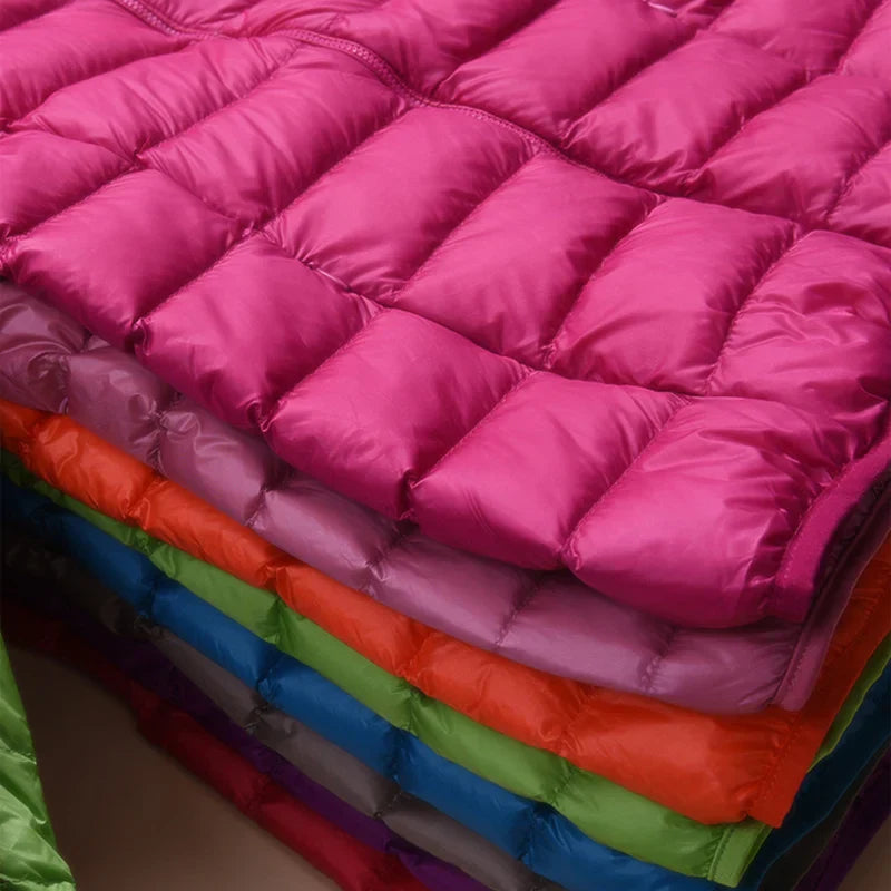 Dames Daunenjacke met Kapuze en Faltbaar Ontwerp 4