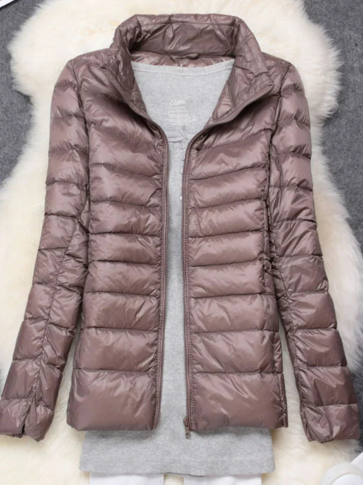 Dames Daunenjacke met Kapuze en Faltbaar Ontwerp 6