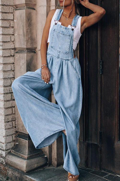Dames Denim Jumpsuit Stijlvol Comfortabel 4