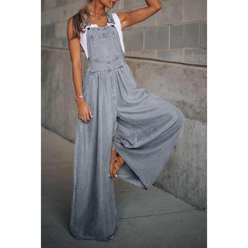 Dames Denim Jumpsuit Stijlvol Comfortabel 6