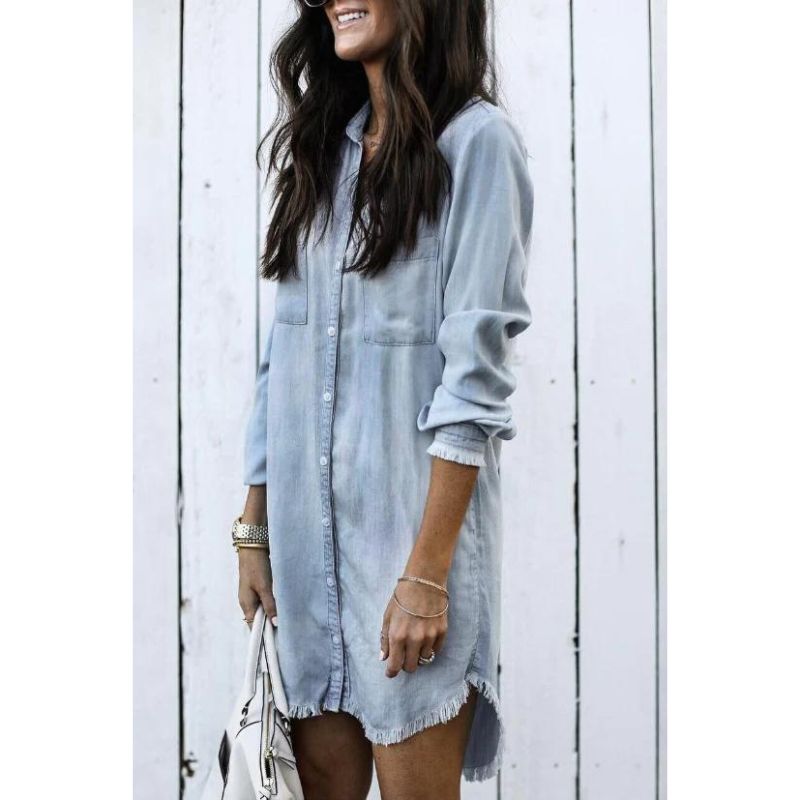 Dames Denim Jurk Klassiek 1