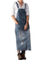 Dames Denim Latzkleid Casual Stijl 0