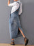 Dames Denim Latzkleid Casual Stijl 2