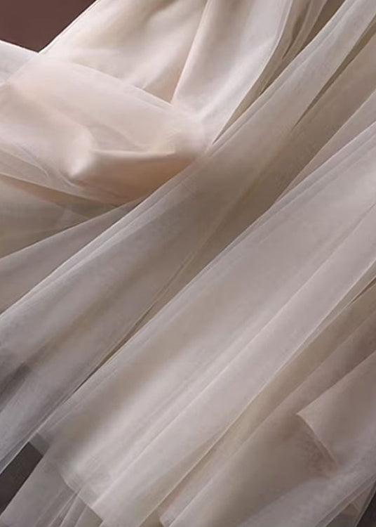 Dames Denim Strap Dress met Tulle Patchwork 4