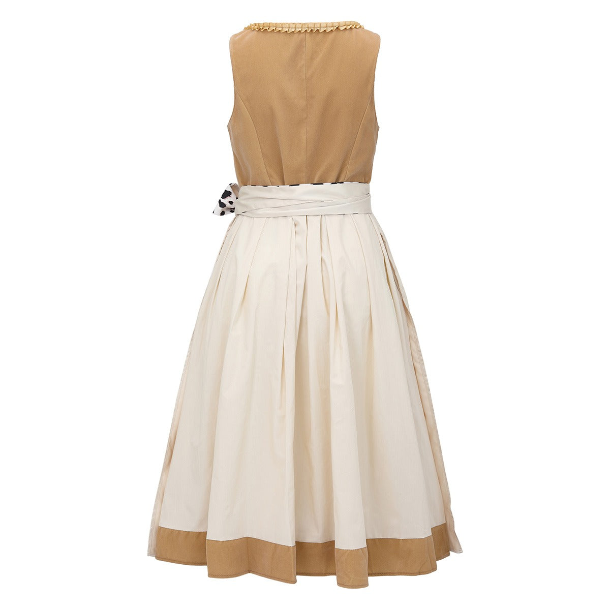 Dames Dirndl Leopardenprint Modern Oktoberfest Jurkje Hoogwaardige Stof 2