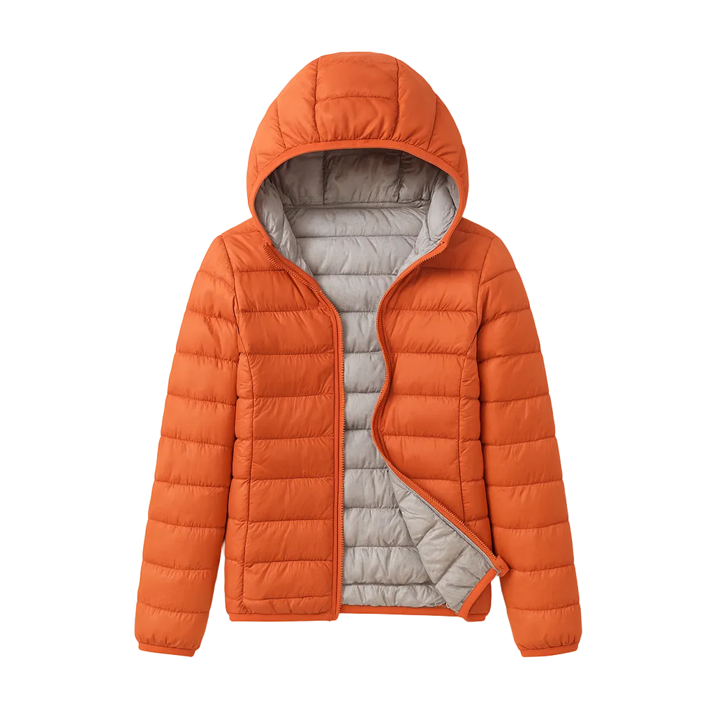 Dames Donsjack met Capuchon Modern 0