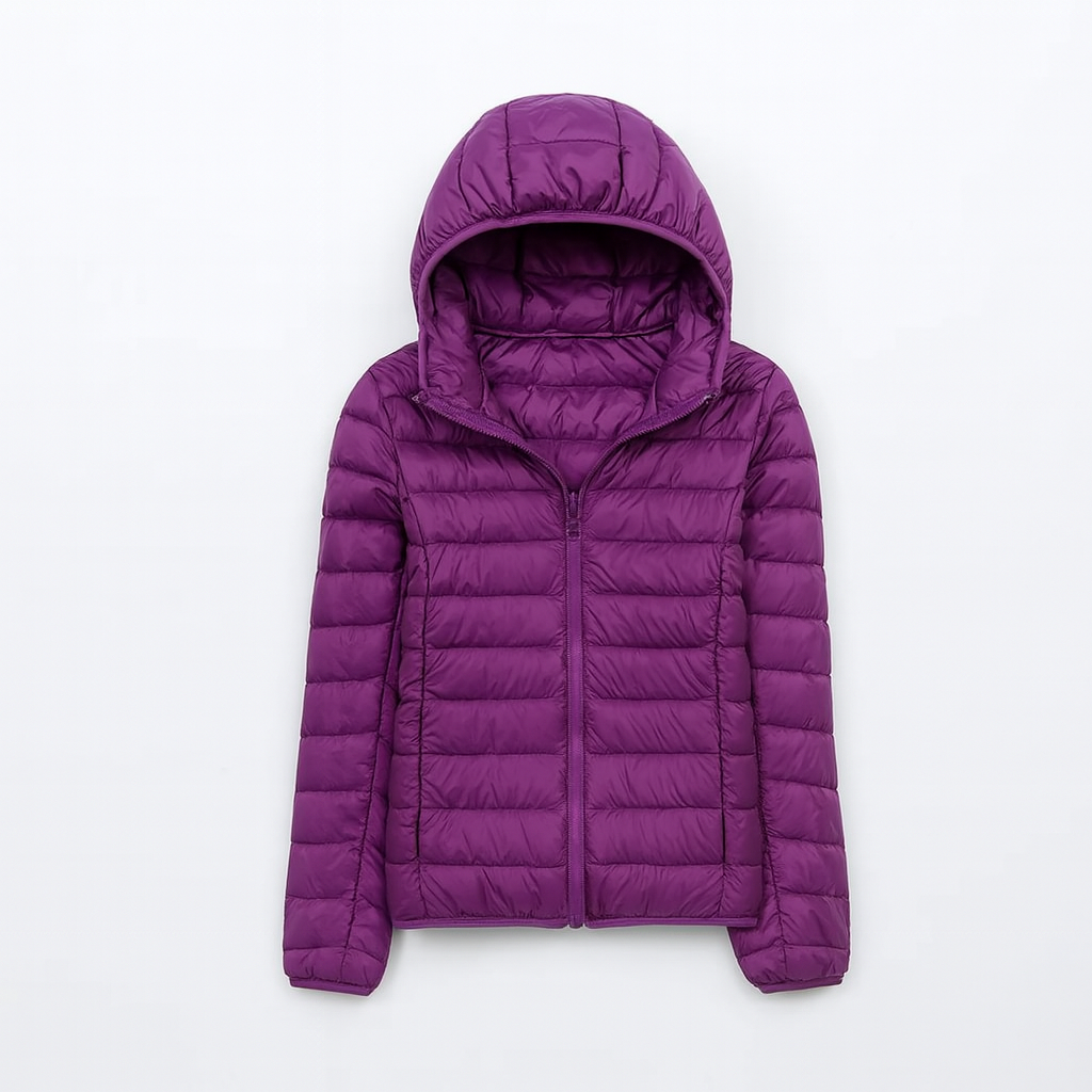 Dames Donsjack met Capuchon Modern 17