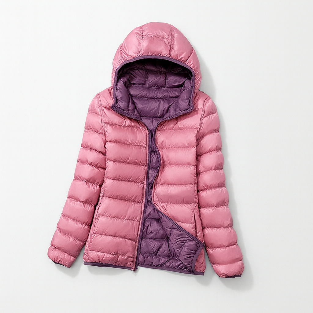 Dames Donsjack met Capuchon Modern 7