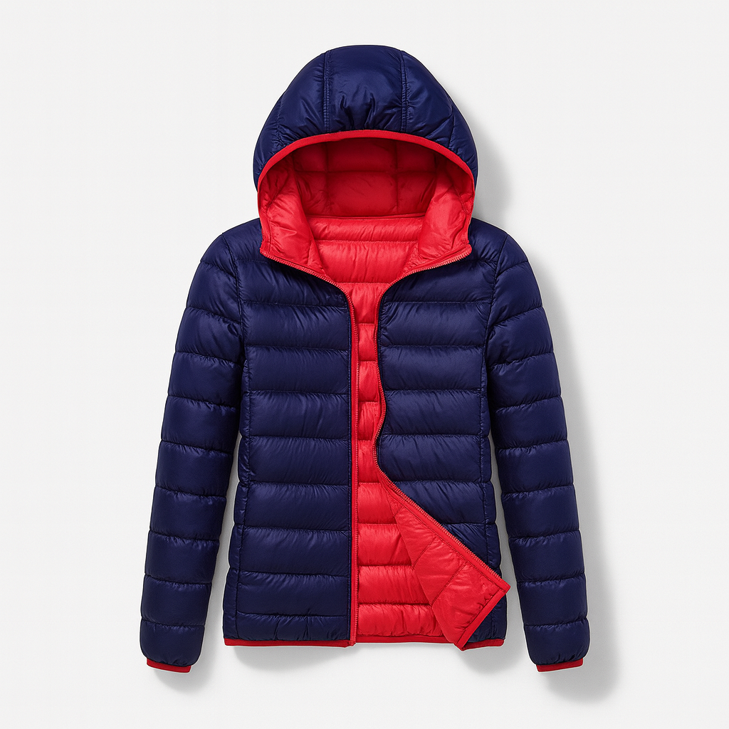 Dames Donsjack met Capuchon Modern 8