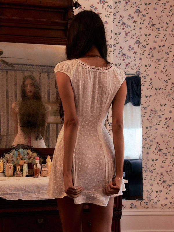 Dames Doorzichtige Bandjurk Strak Polyester 1