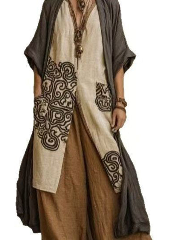 Dames Driedelige Set Boho V-halsprint 4