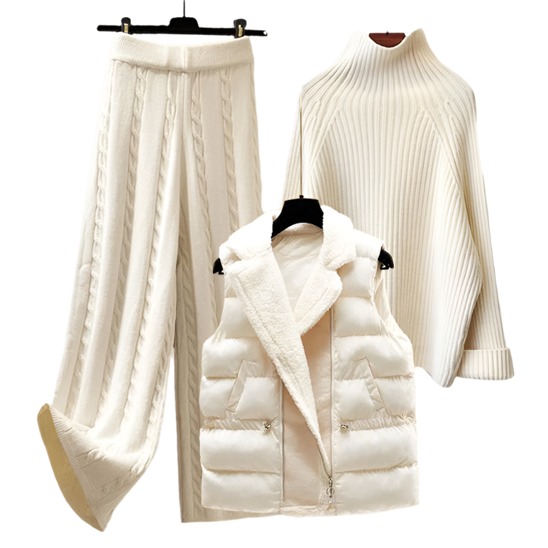 Dames Driedelige Set Elegante Polyester Katoenmix 0