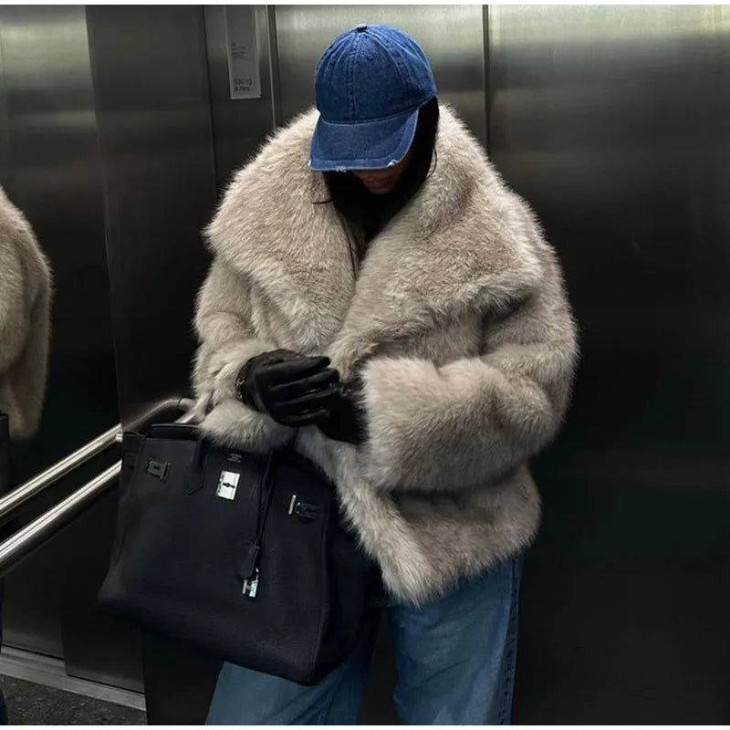 Dames ECO Pelsfrak met Verantwoordelijke Stijl 1