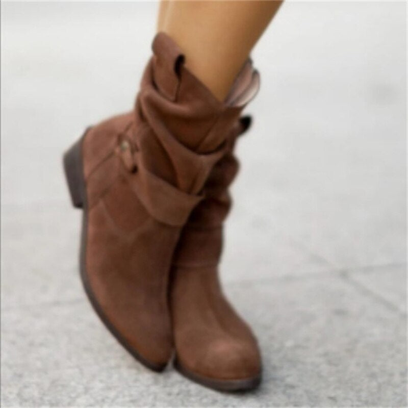Dames Enkellaarsjes Casual Stijl 10