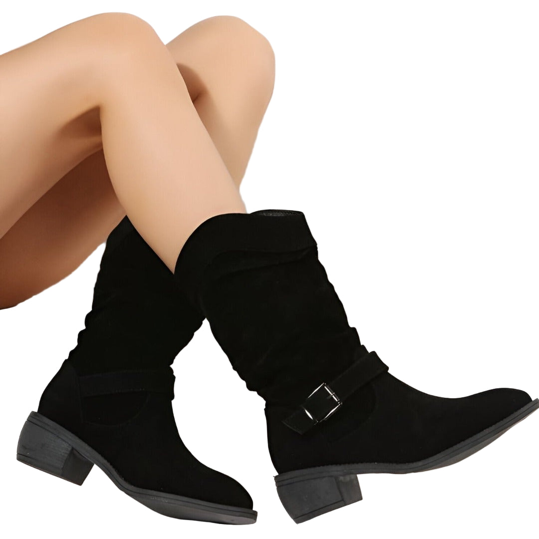 Dames Enkellaarsjes Met Zacht Voetbed 2