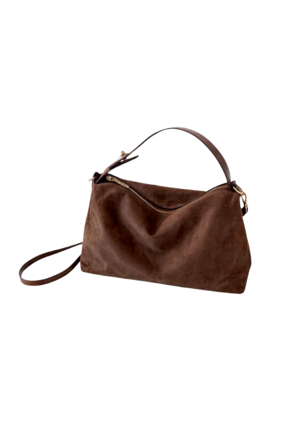 Dames Faux Suede Tas MM Tijdloze Elegantie 0