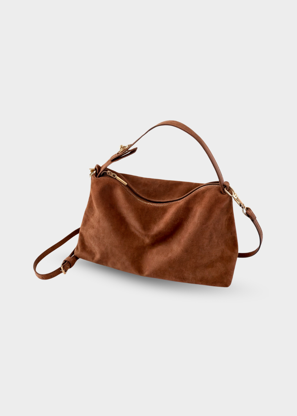 Dames Faux Suede Tas MM Tijdloze Elegantie 2