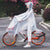 Dames Fiets Regenponcho Transparant Waterdicht PVC 3