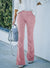 Dames Flared Broek Hoge Taille Zachte Gemengde Stof 3