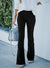 Dames Flared Broek Hoge Taille Zachte Gemengde Stof 4