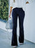 Dames Flared Broek Hoge Taille Zachte Gemengde Stof 8