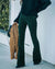 Dames Flared Broek Hoge Taille Zachte Gemengde Stof 9