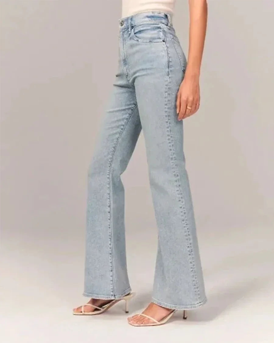 Dames Flared Jeans Hoge Taille 1