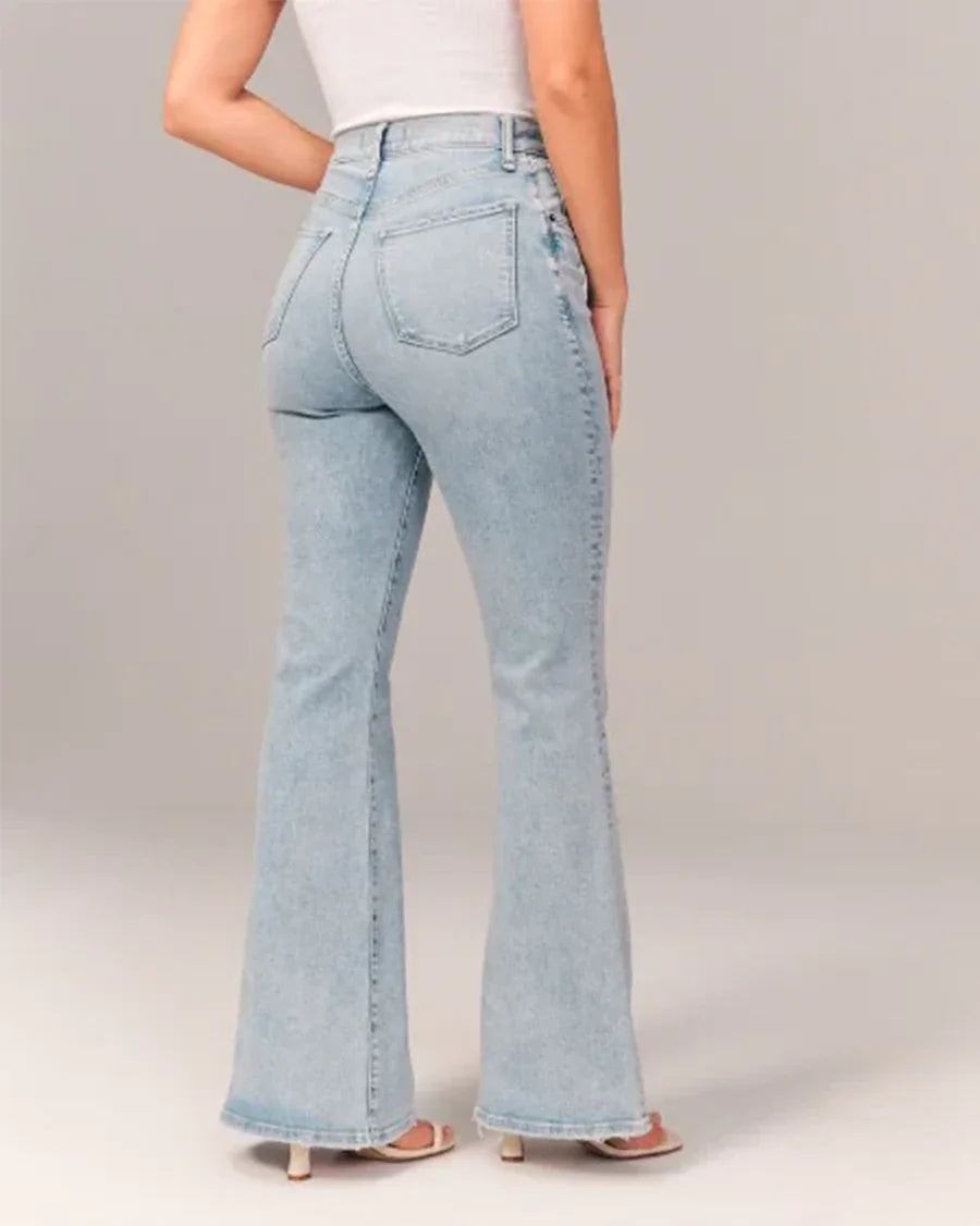 Dames Flared Jeans Hoge Taille 2