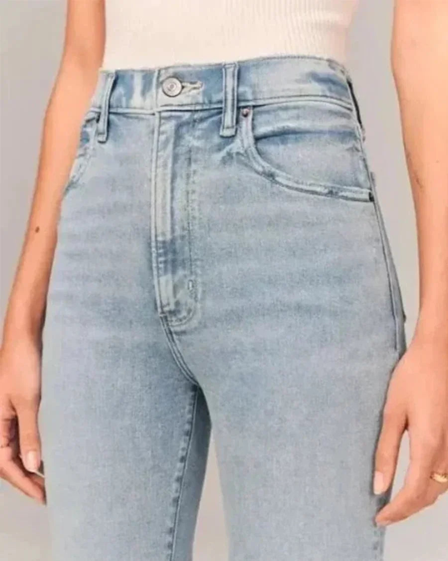 Dames Flared Jeans Hoge Taille 3