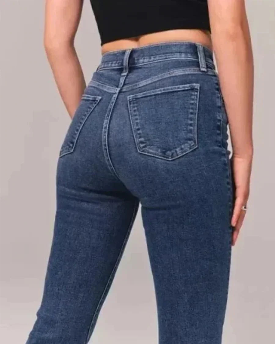 Dames Flared Jeans Hoge Taille 7