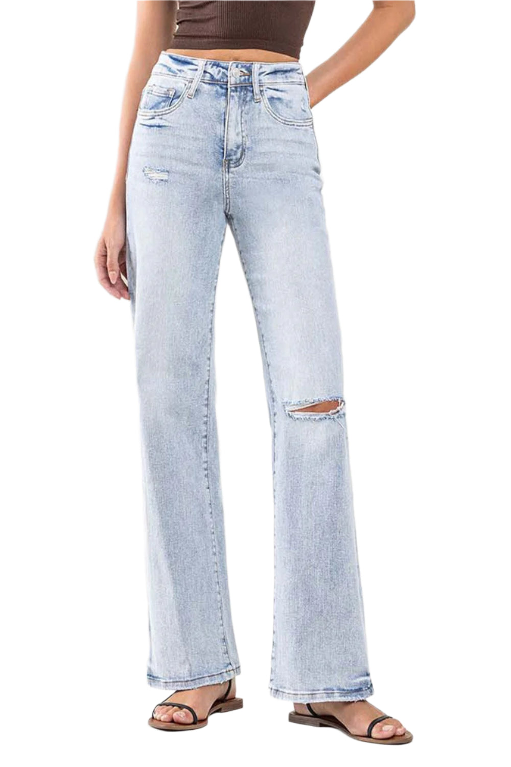 Dames Flared Jeans Super Hoge Taille Vintage 90's 0