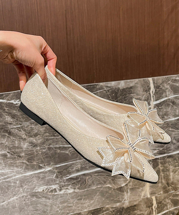 Dames Flat Feet Schoenen met Strik Detail 1