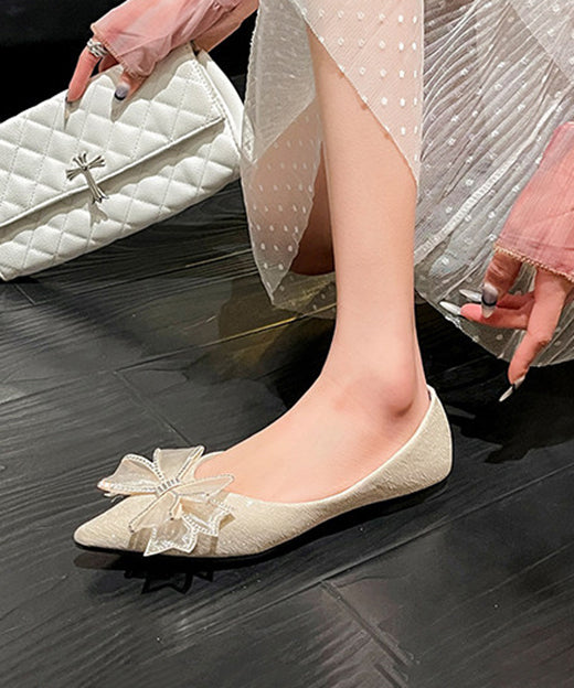 Dames Flat Feet Schoenen met Strik Detail 4