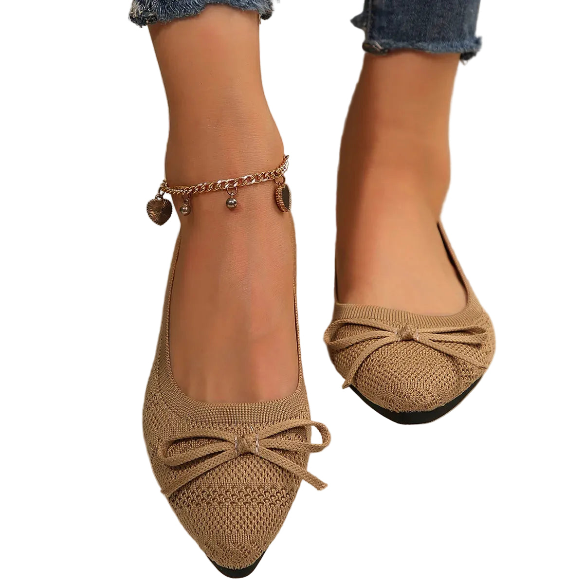 Dames Flats Met Strikdesign 0
