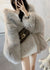 Dames Fuzzy Fur Fluffy Jacket met Capuchon 2