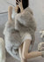 Dames Fuzzy Fur Fluffy Jacket met Capuchon 3
