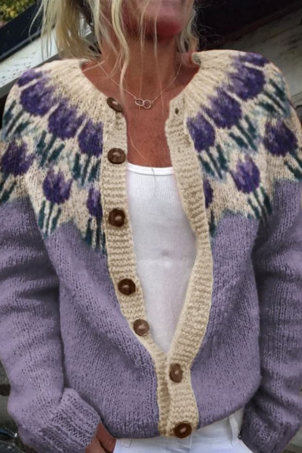 Dames Gebloemd Vest Casual Stijl 1