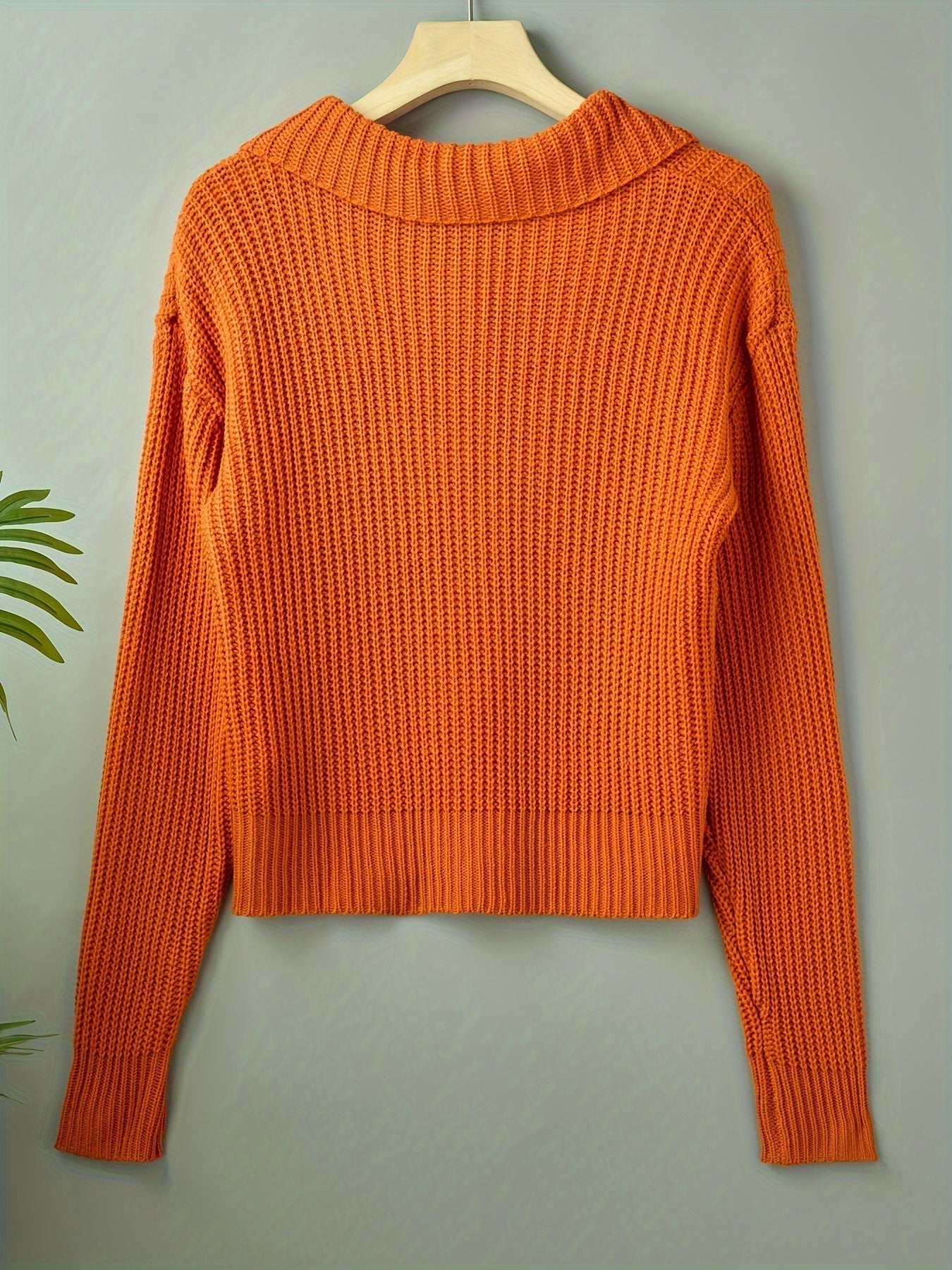 Dames Gebreid Vest Oversized 5