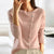 Dames Gebreide Kleding Elegante Stijl Ademend Materiaal 5